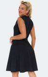 Voodoo Vixen Heart & Dagger Western Dress back