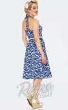 Voodoo Vixen Kraken and Pirate Ship Halter Dress back