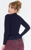 Voodoo Vixen Moon & Stars Cardigan in Navy back