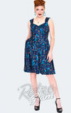 Voodoo Vixen Peacock print dress
