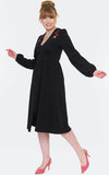 Long sleeve retro style dress