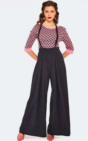 Voodoo vixen trousers kourt black