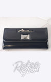 Astro Bettie Tri Fold Wallet in Matte Black