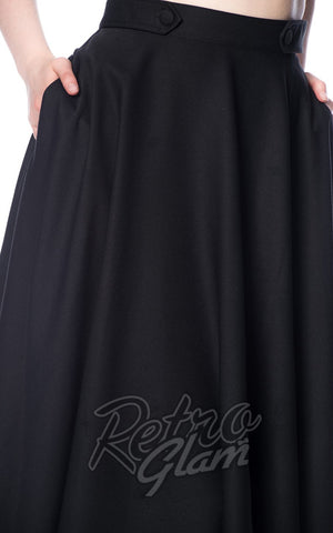 Banned Di Di Swing Skirt in Black pockets
