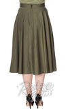 Banned Di Di Swing Skirt in Olive Green back