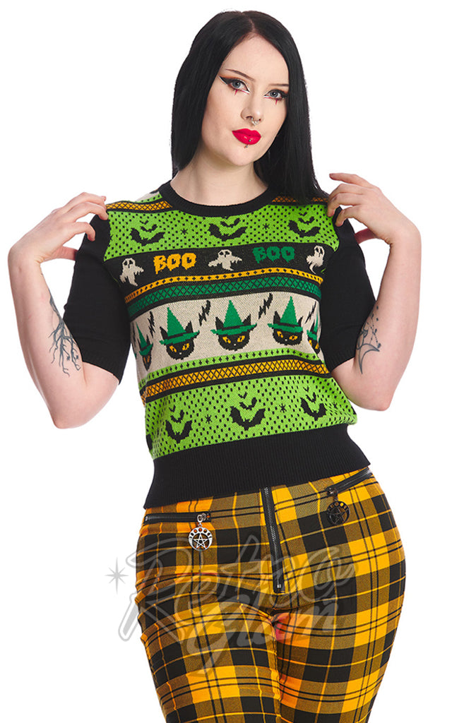 Banned Spooky Boo Jumper - M & L left only