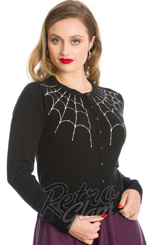 Banned Under Her Web Spell Cardigan