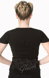 Banned She Who Dares Top in Black Back
