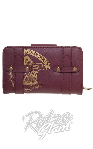 Harry Potter Burgundy Hogwarts Satchel Wallet back