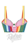 Collectif Rainbow bikini top back