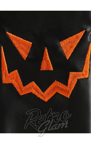 Collectif Ornella Pumpkin Gloves detail