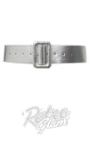 Collectif Sally Plain Belt in Silver
