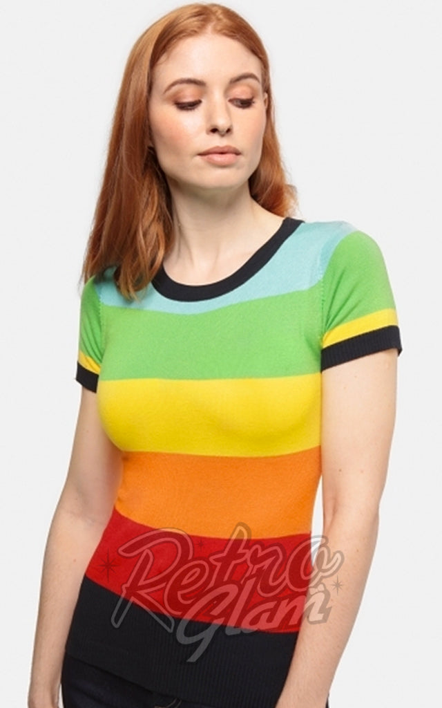 Collectif Sydney Rainbow Dreamer Top - XL left only