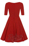 Collectif Trixie Doll Dress in Red back