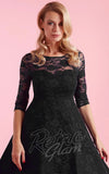 Dolly and Dotty Madeline Lace Dress in Black detail