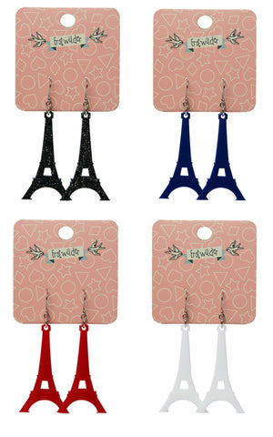Erstwilder Essentials Eiffel Tower Resin Drop Earrings