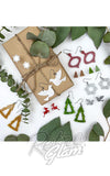 Erstwilder Christmas Essential Earrings - Tree Studs & Drops