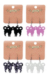 Erstwilder Essentials Earrings Halloween Pussy Cat Drops