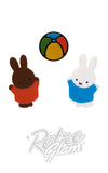 Erstwilder Miffy And Melanie Mini Brooch Set