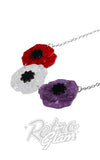 Erstwilder Poppy Field Necklace in Multi Colour remembrance day