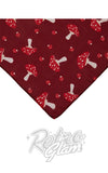 Erstwilder Well Spotted Small Square Scarf red