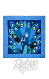 Picturesque Peacock large square scarf