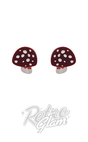 Erstwilder Twinning Toadstools Stud Earrings
