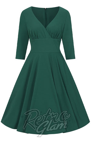 Hell Bunny Patricia 50's Dress in Green