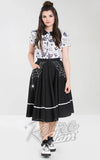 Hell Bunny Miss Muffet 50's Skirt with White Embroidery