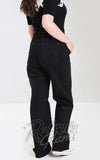 Hell Bunny Weston Denim Jeans in Black back