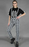 Jawbreaker Check the Boxes Suspender Trousers