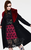 Jawbreaker Enchantress Coat With Faux Fur Collar gothic