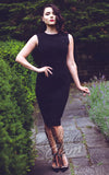 Katakomb Black Sophia Wiggle Dress