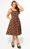 Miss Lulo Lori Dress in Rainbow Print