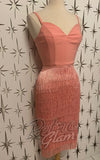 Rebel Love Some Like It Hot Fringe Dress in Pink mannequin