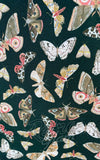 Retrolicious Vintage Dress in Dark Butterfies Print fabric