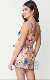 Smak Parlour Flowers Over The Rainbow Romper back