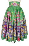 Trashy Diva Gathered Skirt in Carnival Print - Size 8 (S) left only