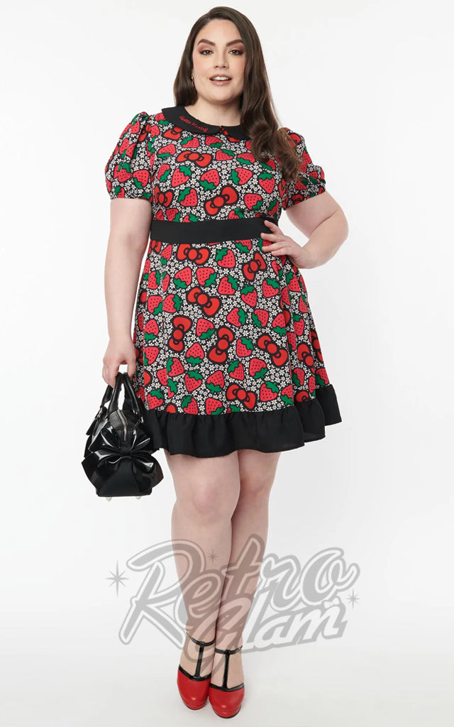 Smak Parlour X Hello Kitty Strawberry & Floral Dress