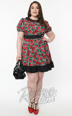 Smak Parlour X Hello Kitty Strawberry & Floral Dress - L  left only