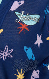 Unique Vintage X Jetsons Blue Astro Cardigan detail