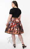Unique Vintage X Jurassic Park When Dinosaurs Ruled The Earth Swing Skirt curvy back